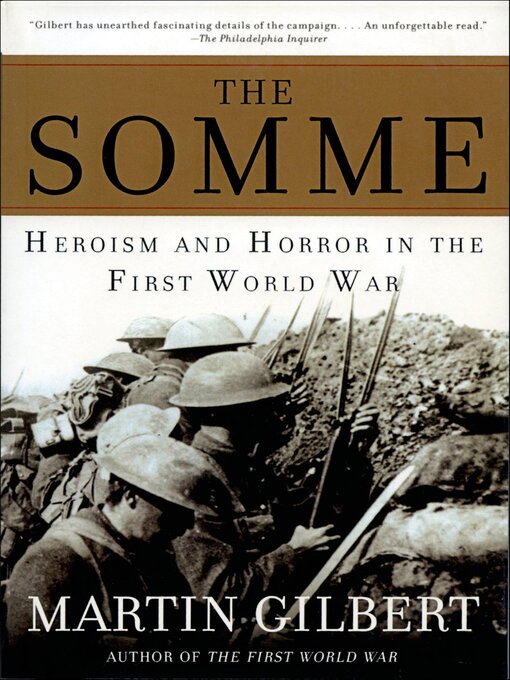 Title details for The Somme by Martin Gilbert - Available